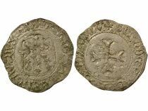 Duchy of Brittany Fran&ccedil;ois II - Blanc with Shield - 1458 / 1488 R Rennes