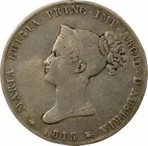 Duchy of Parma and Piacenza Maria Luigia - 5 Silver Lire - 1815 Milan