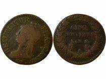 Dupr&eacute; - 5 Centimes, Large Diameter - Year 8/5 A Paris