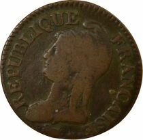 Dupr&eacute; - 5 Centimes, Large Diameter - Year 8/5 A Paris