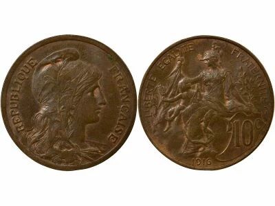 Dupuis - 10 Centimes - 1916 Paris