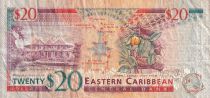 East Caribbean States 20 Dollars - Elizabeth II - Monserrat Government House - 2008 - F - P.49