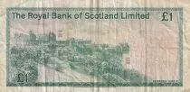 Ecosse 1 Pound  - Armoiries - Château Edinbourg - 1981 - P.336
