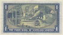 Ecosse 1 Pound - Armoiries - Scènes de chantier naval - 8-12-1952 - Série F/27