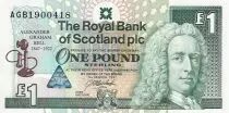 Ecosse 1 Pound - Graham Bell - 1997 - S&eacute;rie AGB - P.359