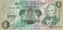 Ecosse 1 Pound - Sir W. Scott - Navire - 1981 - TTB - P.111e