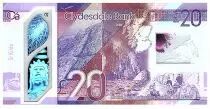 Ecosse 20 Pounds Robert The Bruce - Clydesdale Bank - Polymer 2019 (2020) - Neuf