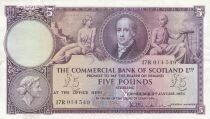 Ecosse 5 Pounds - John Pitcairn - Commercial Bank of Scotland - 03-01-1956 - Série 17R