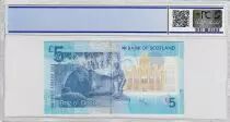 Ecosse 5 Pounds Sir Walter Scott - Brig o\' Doon - Polymer - 2016 - PCGS 68 OPQ