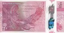 Ecosse 50 Pounds - Flora Stevenson - Oiseaux, poissons - Polymer - 2020 - NEUF - P.NEW