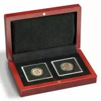 Ecrin Numismatique VOLTERRA  pour 2 QUADRUM