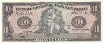 Ecuador 10 Sucres - Sebastian de Benalcazar - 22-10-1988 - Serial LS