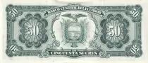 Ecuador 50 Sucres - Monument - Condor - 1988 - Serial UB