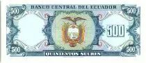 Ecuador 500 Sucres Eugenio de Santa Cruz y Espejo - Arms - 1982