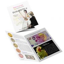 ÉDITION PRIVÉE « Élisabeth II » - comprenant 1 pièce et 2 billets