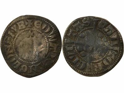 Edward I / II - Silver Penny - 1305 / 1314 Canterbury