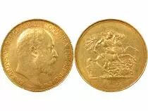 Edward VII - 5 Gold Pounds - 1902 London
