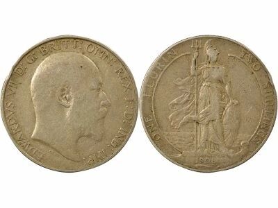 Edward VII - Silver Florin - 1908 London