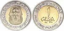 Egipto 1 Pound Tutankhamen - 2005 Bimetal