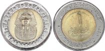 Egypt 1 Pound Tutankhamen - 2010 Bimetal