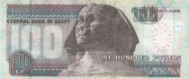 Egypt 100 Pounds - Sultan Hassan Mosque - Sphinx - 2014