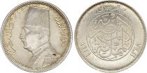 Egypt 2 Piastres Fouad Ist - 1348 - Silver