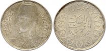 Egypt 2 Piastres King Farouk - 1356 - Silver