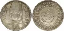 Egypte 2 Piastres Roi Farouk 1361 - Argent