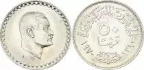 Egypte 50 Piastres Nasser - 1970 (1390) - Argent