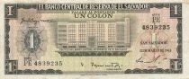 El Salvador 1 Colon - 1963 - P.100