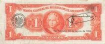 El Salvador 1 Colon - 1963 - P.100