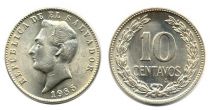El Salvador 10 Centavos - Francisco Morazan - 1985