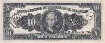 El Salvador 10 Colones - Manuel J. Arce - C. Colomb - 1959 - Série ZC - P.99