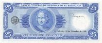 El Salvador 25 Colones - 1980 - P.130