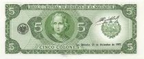 El Salvador 5 Colones - 1977 - P.126