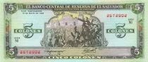 El Salvador 5 Colones - 1990 - P.138