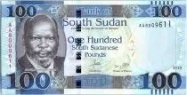 El sur Sud�n 100 , Libras Dr John Garang de Mabior - Le�n- 2015