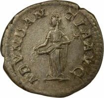 Elagabalus - Denarius, Abundantia - 220 Rome
