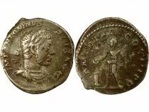 Elagabalus - Denarius, Emperor Sacrificing - 221 Rome