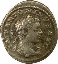 Elagabalus - Denarius, Laetitia - 219 Rome