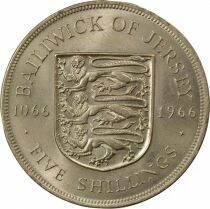 Elisabeth II - 5 Shillings, Battle of Hastings - 1966 London