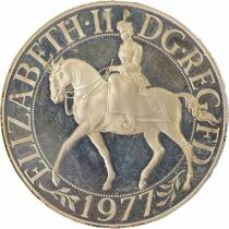 Elizabeth II - 25 Silver Cents, Jubilee - 1977 Llantrisant