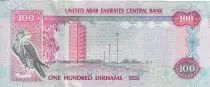 Emiratos &Aacute;rabes Unidos 100 Dirhams - Fortress - Falcon - 2018 - UNC - P.30g