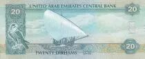 Emiratos &Aacute;rabes Unidos 20 Dirhams - Dubai Creek Golf and Yacht Club center - Boat - 2016 -P.UNC - P.28d