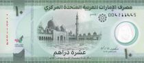 Emirats Arabes Unis 10 Dirhams - Mosquée - Polymère - 2022 - P.NEW