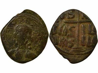 Empire Byzantin Anonyme - Follis, Classe B - 1030 / 1042 Constantinople