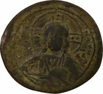 Empire Byzantin Follis, Anonyme, Classe A2 - 976 / 1035 Constantinople, Var. 26