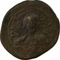 Empire Byzantin Follis, Anonyme, Classe A2 - 976 / 1035 Constantinople, Var. 30