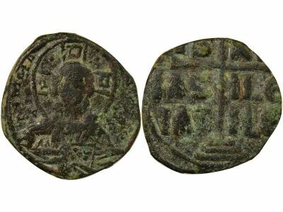 Empire Byzantin Follis, Classe B - 1030 / 1042 Constantinople
