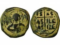 Empire Byzantin Romain III - Follis, Anonyme, Classe B - 1028 / 1034 Constantinople